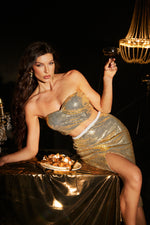 Load image into Gallery viewer, Donnica Strapless Midi Dress