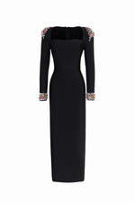 Load image into Gallery viewer, Niaca Rhinestones Bandage Midi Dress