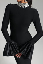 Load image into Gallery viewer, Virginie Diamante Bandage Maxi Dress