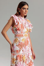 Load image into Gallery viewer, Ksenia Sleeveless Lace Midi Dress