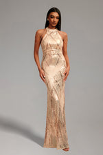 Load image into Gallery viewer, Bali Sequin Maxi Dress