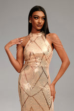 Load image into Gallery viewer, Bali Sequin Maxi Dress