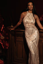 Load image into Gallery viewer, Bali Sequin Maxi Dress
