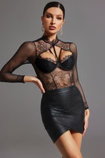 Charger l'image dans la visionneuse de la Galerie, Hatsie Lace Long Sleeve Jumpsuit