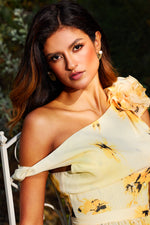 Load image into Gallery viewer, Resber Sleeveless Flowers Slit Maxi Dress
