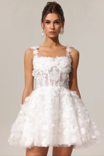 Load image into Gallery viewer, Lali Sleeveless Flowers Mini Dress