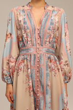 Lade Bild in die Galerieansicht, Dorte Long Sleeve Floral Printed Maxi Dress