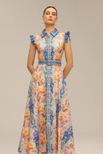 Load image into Gallery viewer, Naida Floral Printed Sleeveless Maxi Dress