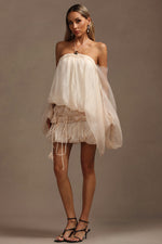 Load image into Gallery viewer, Rocelle Sleeveless Folds Puff Mini Dress
