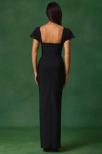 Load image into Gallery viewer, Romelle Short Sleeve Diamond Bandage Maxi Dress