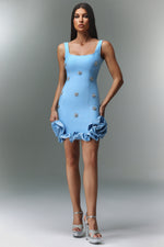 Load image into Gallery viewer, Nomi Sleeveless Diamond Flrs Mini Dress