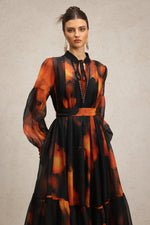Lade Bild in die Galerieansicht, Payson Long Sleeves Printed Maxi Dress
