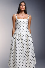 Load image into Gallery viewer, Zada Sleeveless Wave Point Maxi Dress