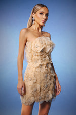Load image into Gallery viewer, Lilith Flowers Strapless Mini Dress