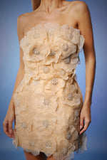 Load image into Gallery viewer, Lilith Flowers Strapless Mini Dress