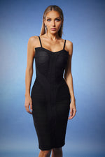 Load image into Gallery viewer, Iaka Bandage Sleeveless Midi Dress