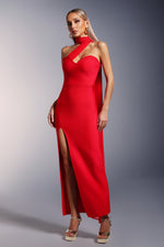 Load image into Gallery viewer, Raki High Slit Bandage Maxi Dress