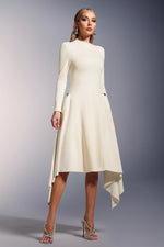 Load image into Gallery viewer, Sylvia Long Sleeves Midi Dress