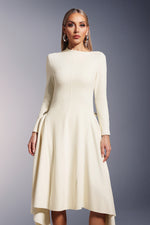 Load image into Gallery viewer, Sylvia Long Sleeves Midi Dress