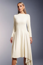 Load image into Gallery viewer, Sylvia Long Sleeves Midi Dress
