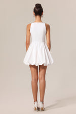 Load image into Gallery viewer, Ferean Round Neck Sleeveless Hollow Out Mini Dress