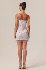 Load image into Gallery viewer, Haven Halter Mini Diamond Dress