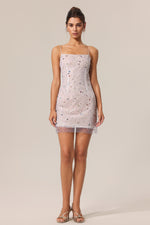 Load image into Gallery viewer, Haven Halter Mini Diamond Dress