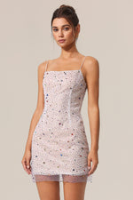 Load image into Gallery viewer, Haven Halter Mini Diamond Dress
