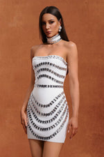 Load image into Gallery viewer, Florelle Sleeveless Diamond Bandage Mini Two Piece Set