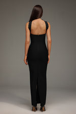 Load image into Gallery viewer, Nesya Sleeveless Pearl Bandage Maxi Dress