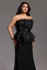 Load image into Gallery viewer, Oria Sleeveless Fishtail Bandage Maxi Dress