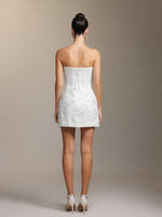 Load image into Gallery viewer, Renaa Kijin Handmade flowers Sequins mini dress