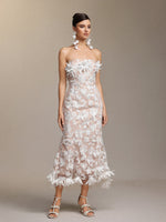 Load image into Gallery viewer, Kater Sleeveless Flowers Lace Maxi Dress