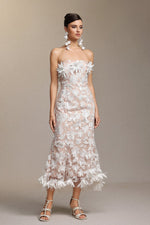 Load image into Gallery viewer, Kater Sleeveless Flowers Lace Maxi Dress