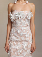 Load image into Gallery viewer, Kater Sleeveless Flowers Lace Maxi Dress