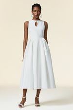 Load image into Gallery viewer, Resber Round Neck Sleeveless Maxi Dress