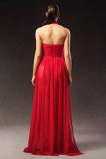 Load image into Gallery viewer, Tesare Halter Sleeveless Hollow Out Maxi Dress