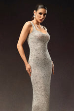Load image into Gallery viewer, Radmila Sleeveless Sequins Fish Tail Maxi Dress
