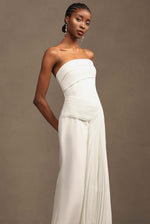 Load image into Gallery viewer, Trese Sleevess Fold Maxi Dress