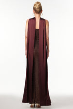 Load image into Gallery viewer, Zainab Elegant Contour Rhinestone Knit Maxi Dress