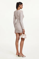 Charger l'image dans la visionneuse de la Galerie, Manik Chic Contour Long Sleeve Cut Out Sequin Mini Dress