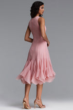 Load image into Gallery viewer, Ethel Resort Flowy Round Neck Sleeveless Ruffle Chiffon Maxi Dress