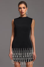 Load image into Gallery viewer, Nanci Sleeveless Pearl Mini Dress