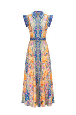 Load image into Gallery viewer, Naida Floral Printed Sleeveless Maxi Dress