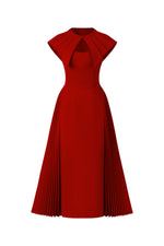 Load image into Gallery viewer, Verna Halter Folds Maxi Dress