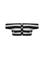 Lade Bild in die Galerieansicht, Martha Off-the-Shoulder Hollow Out Slit Bandage Midi Two-Piece Set