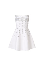 Load image into Gallery viewer, Kalic Strapless Diamond Bandage Mini Dress