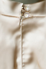 Load image into Gallery viewer, Regalia Pearl Ensemble – Cream Satin Set with Pearls & Lace