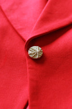 Load image into Gallery viewer, Imperial Rouge Couture – Red Wool Skirt Suit with Belt