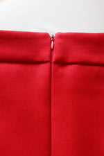 Load image into Gallery viewer, Imperial Rouge Couture – Red Wool Skirt Suit with Belt